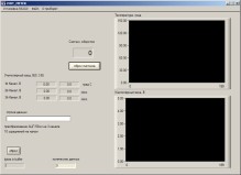 Panel of tribometer control software 