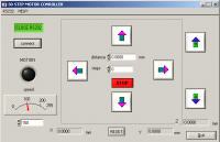 Control software screenshot
