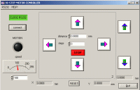 Control software screenshot
