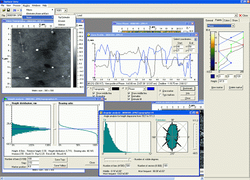 SurfaceView :: software for SPM data processing - screenshot
